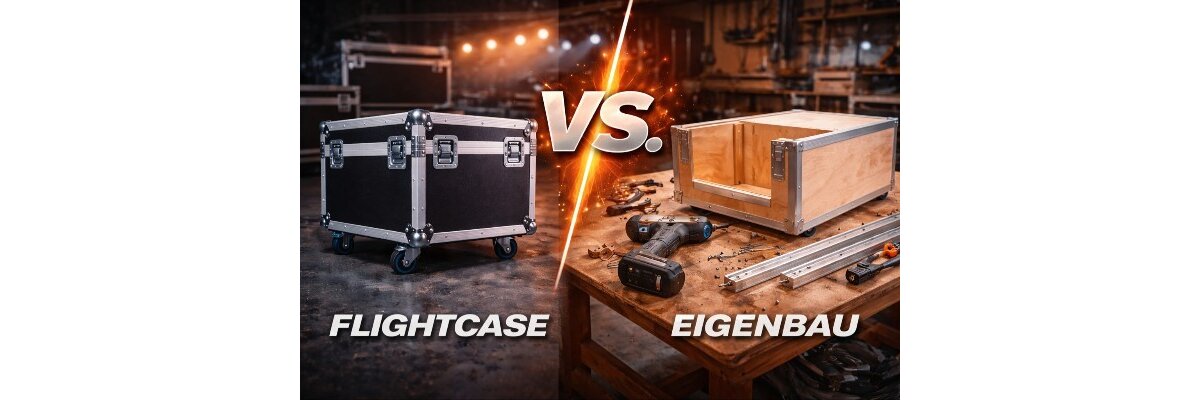 Flightcase oder Eigenbau – lohnt sich selber bauen? - Flightcase oder Eigenbau – lohnt sich selber bauen?
