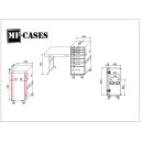 Toolcase mit 7 Schubladen und Tisch – Flightcase auf Rollen