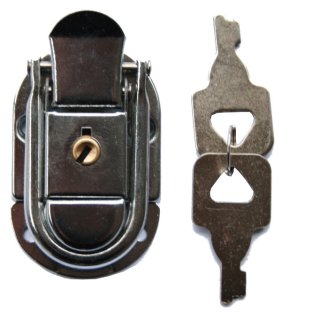 Koffer-Verschluss mit Schlüssel, klein