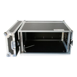 Effektrack 2HE Flightcase – 35 Cm Tief Mit Butterfly-Verschlüssen, Für 19" Geräte