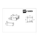 Effektrack 5HE – 35 cm Einbautiefe – 19″ Flightcase