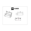 Transportcase 100×40×43 cm – Robustes Flightcase