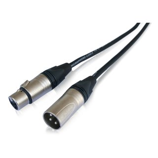XLR 3-pol DMX-Kabel Digital AES-EBU 110 Ohm 10m Länge Lang für Lichtsteuerung 
