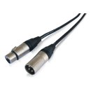Mikrofonkabel 3m XLR 3pol Neutrik DMX AES/EBU 110 Ohm