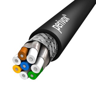 Perivox MO-CAT7 4x2x AWG26/7 PUR schwarz