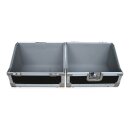 Plattenkoffer für 80 LPs – Vinyl Flightcase in Schwarz mit Klappgriff