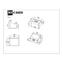 Plattenkoffer für 80 LPs – Vinyl Flightcase in Schwarz mit Klappgriff